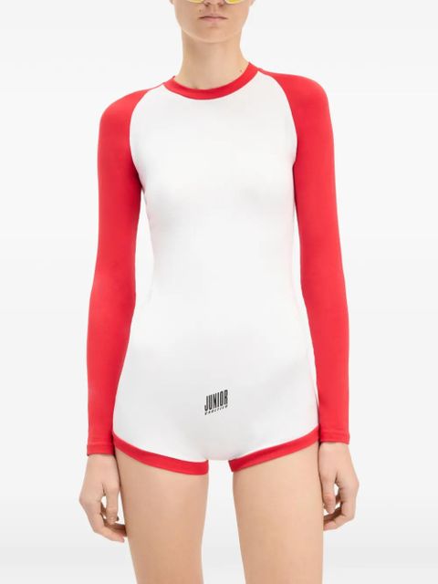 Jean Paul Gaultier Junior Gaultier long-sleeve playsuit - White