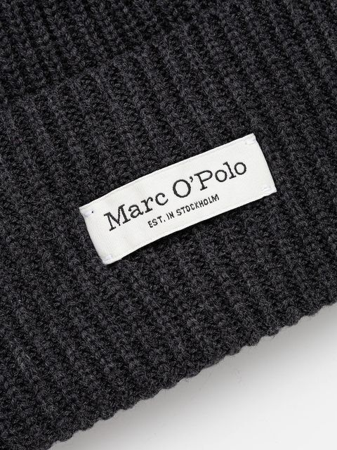 Marc O'Polo czapka bawełniana kolor szary 509605901141 - zdjęcie produktu nr 2