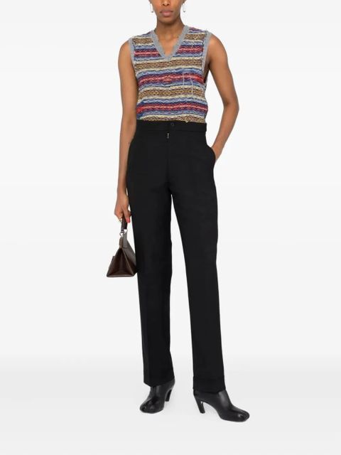 Maison Margiela straight-leg trousers - Black - zdjęcie produktu nr 2