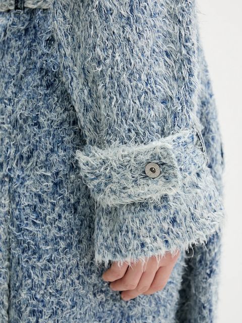 Hugo Blue płaszcz kolor niebieski 50546827