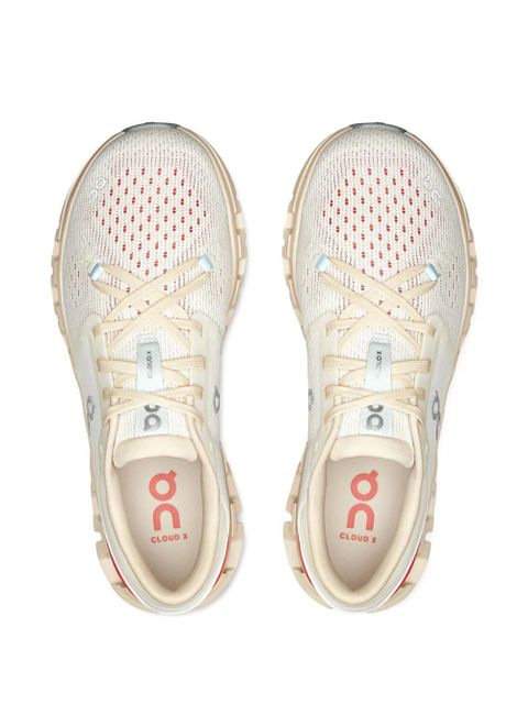 On Running Cloud X4 mesh running sneakers - White