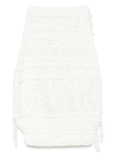 KHAITE Inna midi skirt - White - zdjęcie produktu nr 1