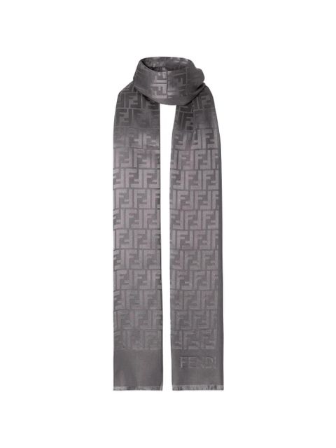FENDI FF tole scarf - Grey - zdjęcie produktu nr 2