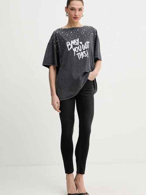 Liu Jo jeansy damskie kolor czarny UA6035 D0305 - zdjęcie produktu nr 2