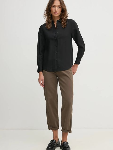 Calvin Klein koszula z domieszką lnu - zdjęcie produktu nr 2