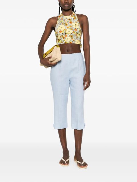 ALEMAIS Orange Blossom floral-tie top - Yellow - zdjęcie produktu nr 2