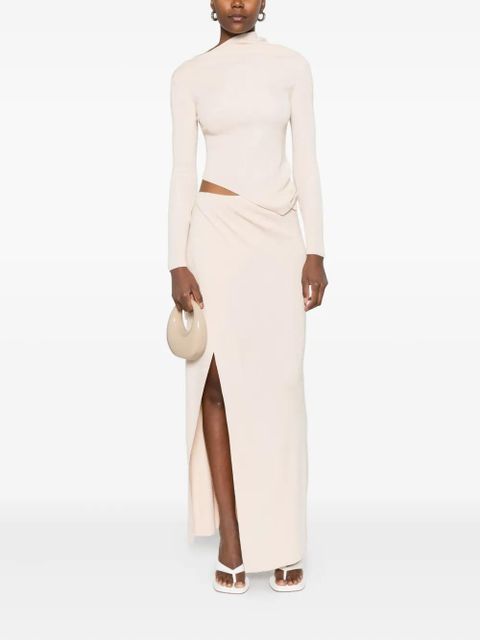 Aya Muse Aura cut-out maxi dress - Neutrals