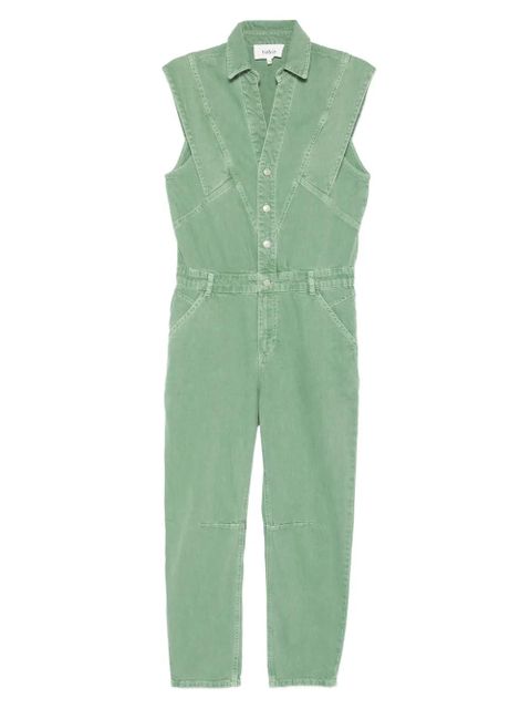 Ba&Sh Figo button-fastening sleeveless jumpsuit - Green - zdjęcie produktu nr 1