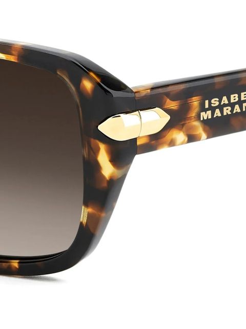 Isabel Marant Eyewear geometric sunglasses - Brown