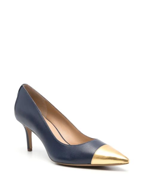 Lauren Ralph Lauren 75mm leather pumps - Blue - zdjęcie produktu nr 2