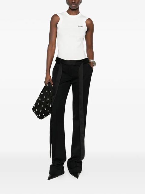 The Attico tie-waist trousers - Black - zdjęcie produktu nr 1