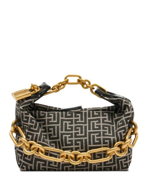 Balmain mini Sync chain tote bag - Black - zdjęcie produktu nr 1