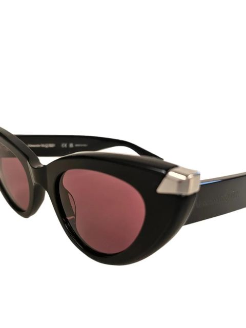 Alexander McQueen cat-eye sunglasses - Black