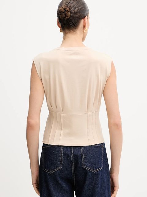 Guess top PARAKEET kolor beżowy W5YI33 K49A1