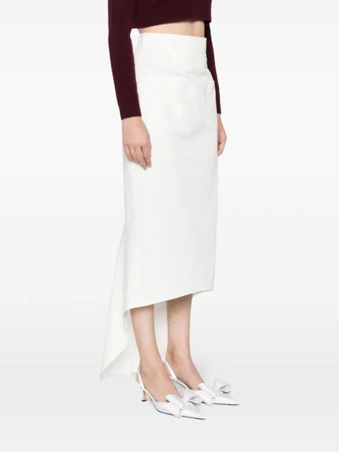 Prada white midi skirt - zdjęcie produktu nr 1