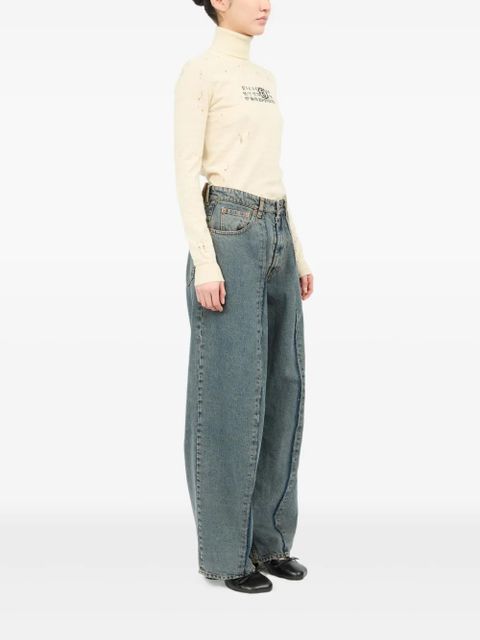 MM6 Maison Margiela five-pocket jeans - Blue - zdjęcie produktu nr 2