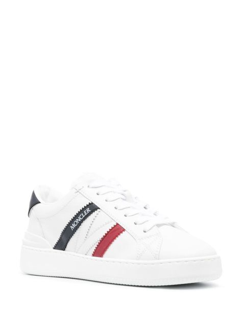 Moncler Monaco M faux-leather sneakers - White - zdjęcie produktu nr 2