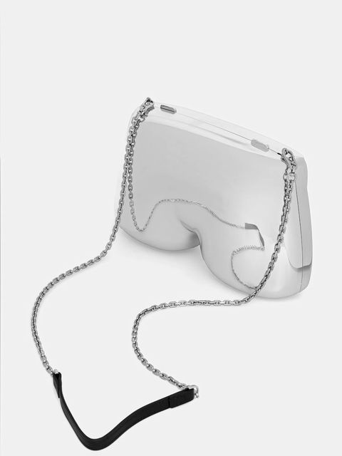 Karl Lagerfeld kopertówka IKON/K kolor srebrny B1W30128