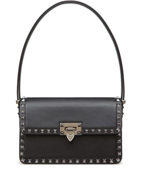 Valentino Garavani Rockstud23 leather shoulder bag - Black - zdjęcie produktu nr 1