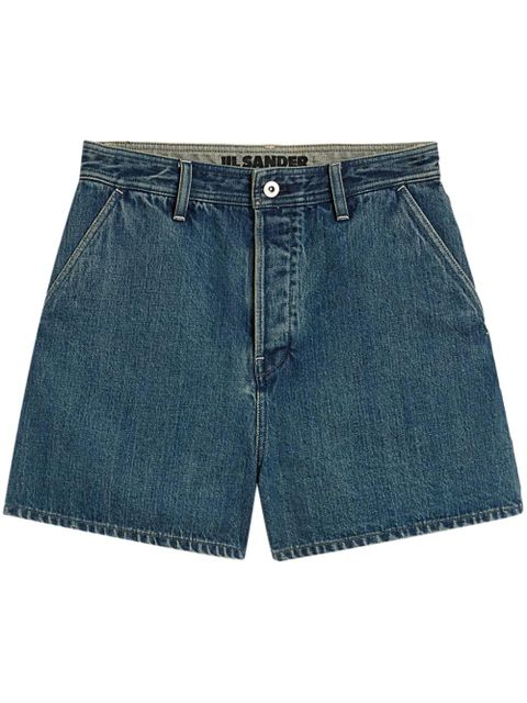 JIL SANDER+ high-rise denim shorts - Blue - zdjęcie produktu nr 1