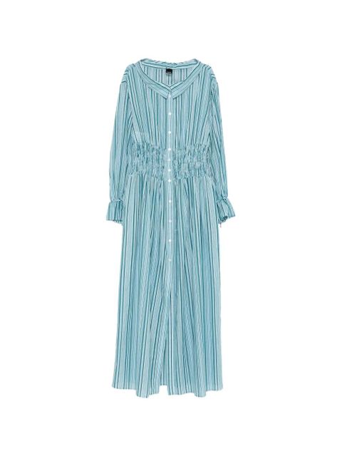 PINKO striped ruffle maxi dress - Blue - zdjęcie produktu nr 1