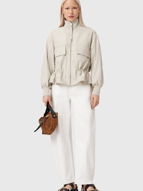 AllSaints kurtka skórzana FLOR - zdjęcie produktu nr 2