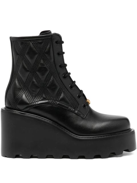 Valentino Garavani 95mm Quiltie 67 boots - Black - zdjęcie produktu nr 1