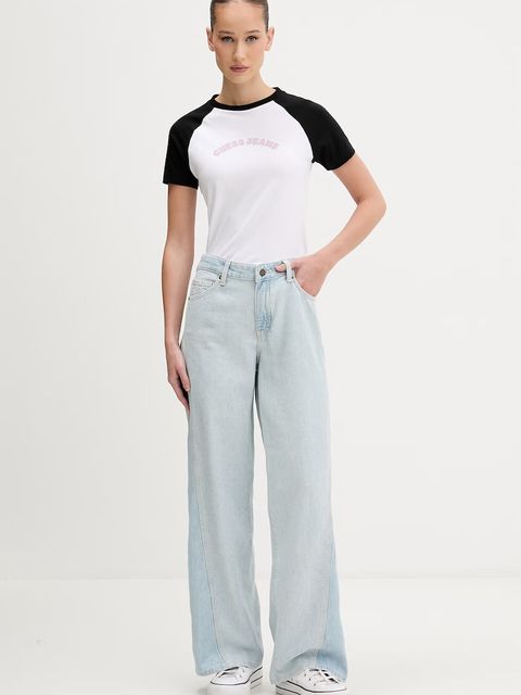 Guess Jeans t-shirt damski bawełniany - zdjęcie produktu nr 1