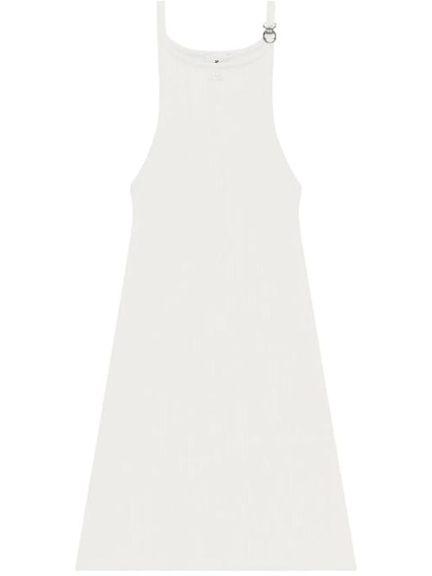 Courrèges buckle-detail ribbed dress - White - zdjęcie produktu nr 1