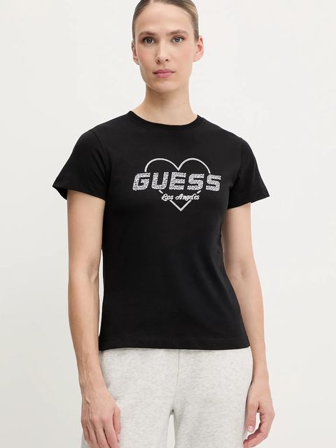 Guess t-shirt bawełniany NARCISO - zdjęcie produktu nr 2