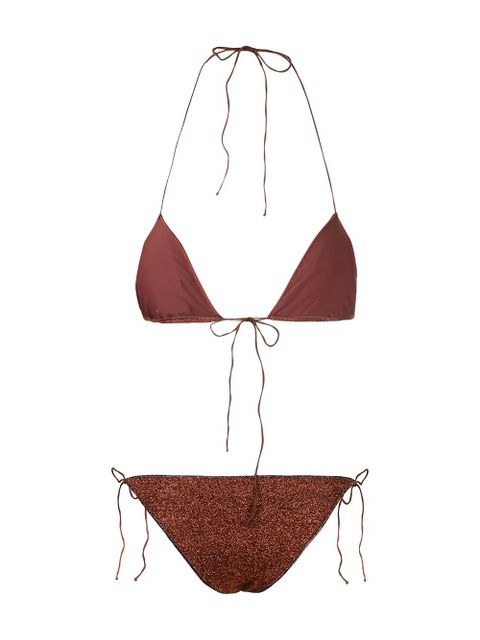 Oséree two-piece bikini set - Brown
