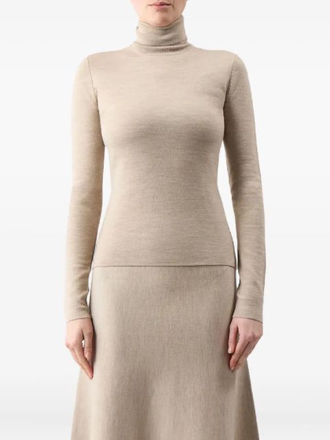 Gabriela Hearst may roll-neck sweater - Neutrals