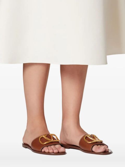 Valentino Garavani VLogo Signature sandals - Brown