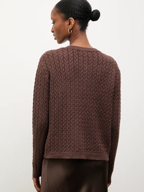 Answear.LAB kardigan damski kolor brązowy