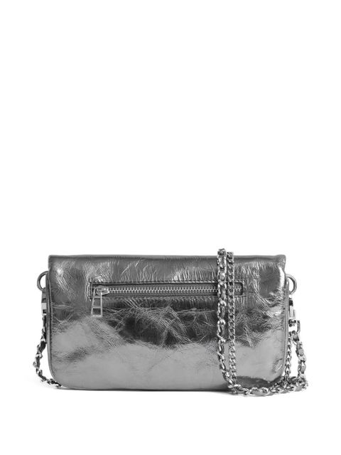 Zadig&Voltaire Rock Nano Vintage clutch bag - Silver