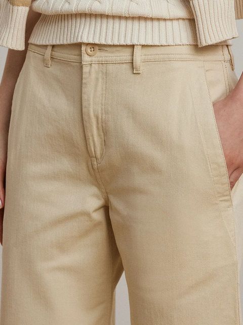 Lauren Ralph Lauren spodnie bawełniane