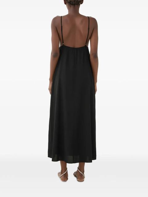 Eleh V-neck midi dress - Black - zdjęcie produktu nr 2