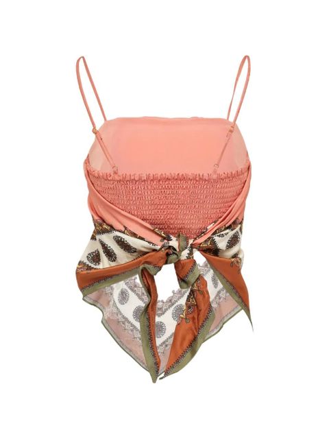 ALEMAIS Contina jacquard top - Pink - zdjęcie produktu nr 2