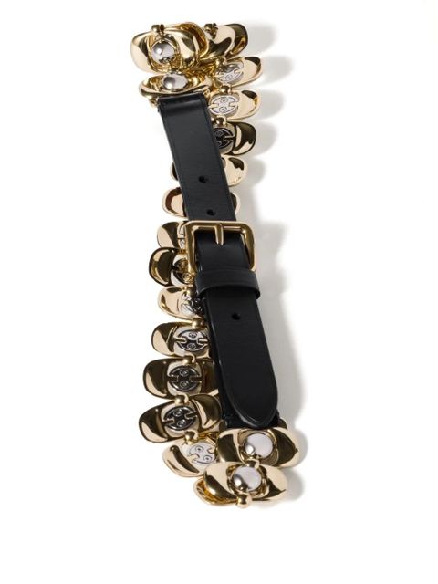 Miu Miu logo-engraved belt - Black - zdjęcie produktu nr 2