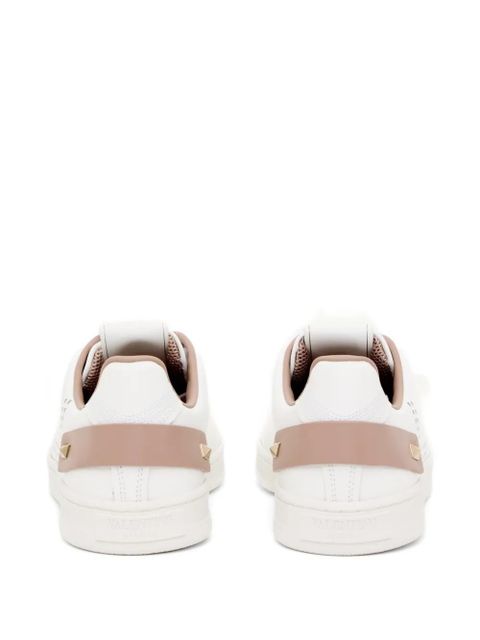 Valentino Garavani Backnet calfskin sneakers - White