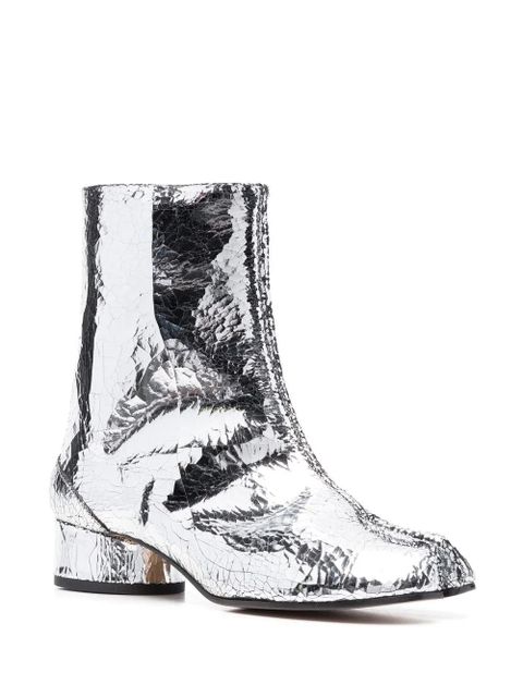 Maison Margiela Tabi 30mm mirror-effect ankle boots - Grey - zdjęcie produktu nr 2