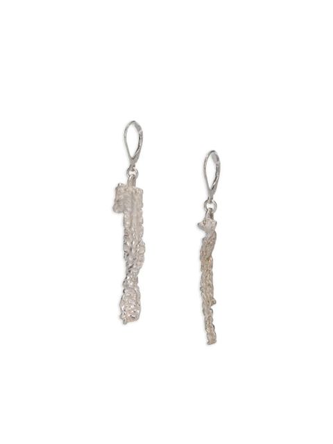 OUR LEGACY Casted Knit earrings - Silver