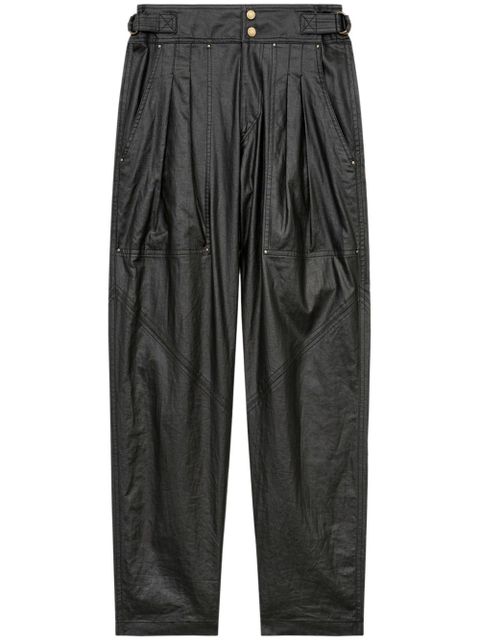 ISABEL MARANT Fidji straight trousers - Black - zdjęcie produktu nr 1