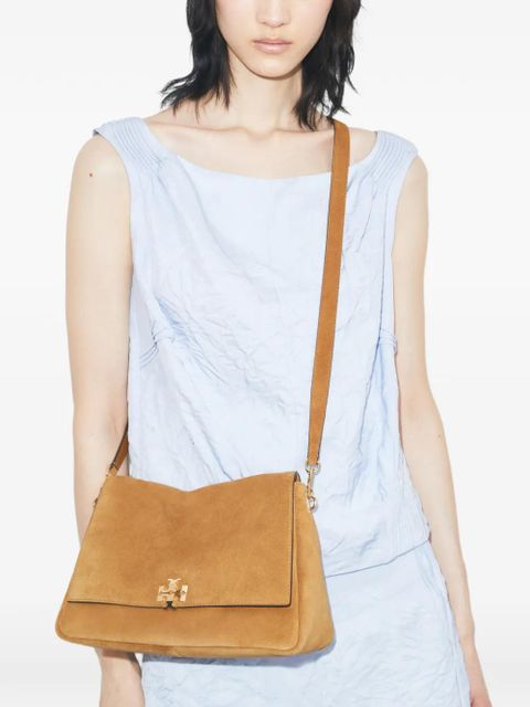 Tory Burch small Charlie suede shoulder bag - Neutrals - zdjęcie produktu nr 2