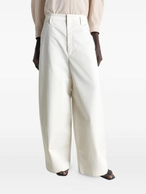 LEMAIRE belt-loop pocket trousers - Neutrals