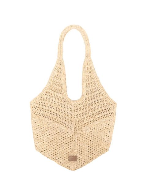 Maje 226 Stephan crocheted shoulderbag - Neutrals - zdjęcie produktu nr 1