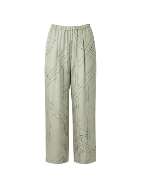 Alysi patterned trousers - Green - zdjęcie produktu nr 1