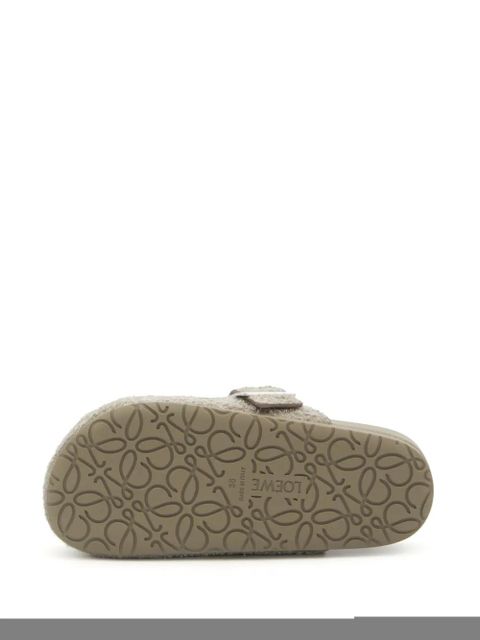 LOEWE Ease Buckle mules - Green