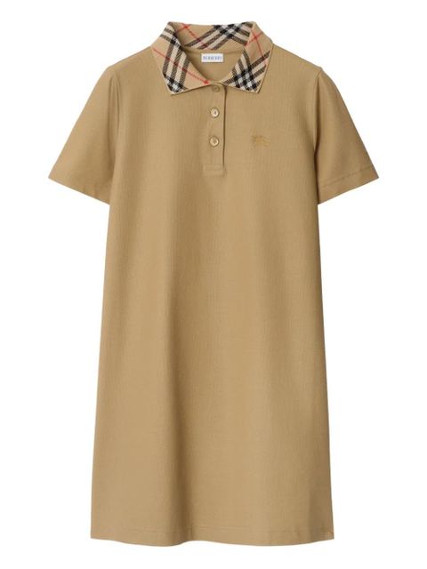 Burberry cotton polo shirt dress - Neutrals - zdjęcie produktu nr 1