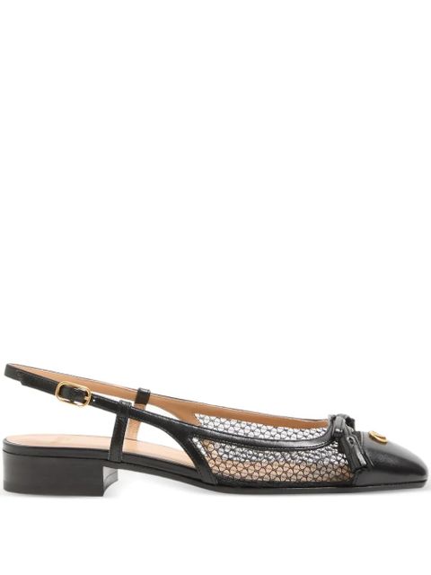 Valentino Garavani Valet Du Roi VLogo slingback pumps - Black - zdjęcie produktu nr 1